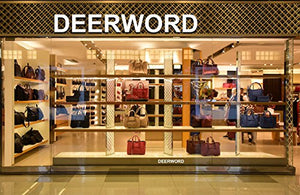 DEERWORD Donna Borse a zainetto a mano a tracolla Zaino Nero V2