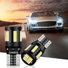 Carica l&#39;immagine nel visualizzatore di Gallery, Anpro 2020 Lampadina a T10 LED per Auto - W5W Led 6000K Luce Bianca Super...