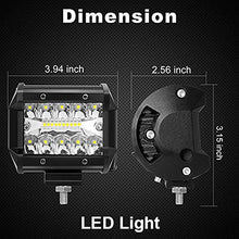 Carica l&#39;immagine nel visualizzatore di Gallery, AAIWA LED Light Bar, Luci da Lavoro 4PCS 4 Pollici 60W 4x60W Combo - Ilgrandebazar