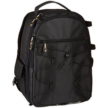 Carica l'immagine nel visualizzatore di Gallery, AmazonBasics- Zaino per fotocamera SLR + accessori, colore: Nero &amp;...