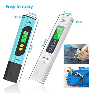 Dustgo Tester PH/TDS&EC 4 in 1 Set Misuratore digitale della qualità...