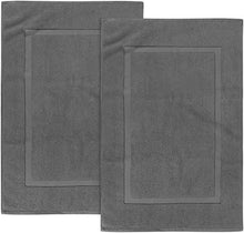 Carica l'immagine nel visualizzatore di Gallery, Utopia Towels - 2 Tappetino Bagno, Tappeto Bagno (53 x 86 cm, Grigio) Grigio - Ilgrandebazar