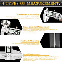 Carica l'immagine nel visualizzatore di Gallery, Calibro Digitale - JUNING Caliper metrico da 150mm elettronico in acciaio A