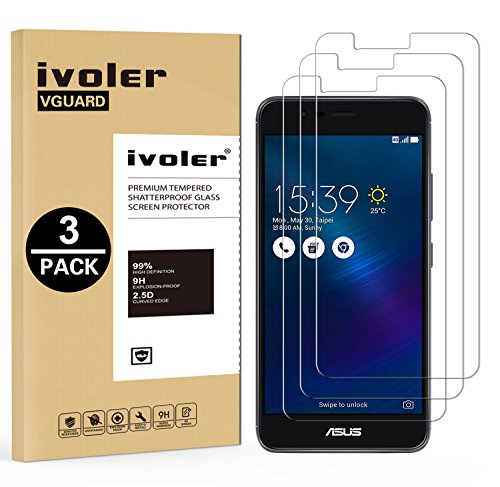 ivoler [3 Pack] Pellicola Vetro Temperato per ASUS Zenfone 3 Max ZC520TL... - Ilgrandebazar