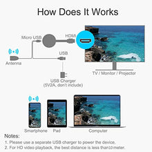 Carica l&#39;immagine nel visualizzatore di Gallery, Wireless Wifi Display Dongle HDMI,Mini Monitor Wifi, 2,4 Ghz, 1080P HD,...