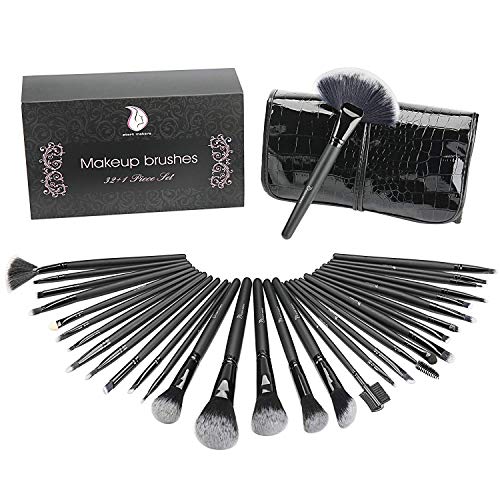 Start Makers Set di 32 pennelli per Make-Up con custodia in Cuoio Lusso e...