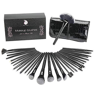 Start Makers Set di 32 pennelli per Make-Up con custodia in Cuoio Lusso e...