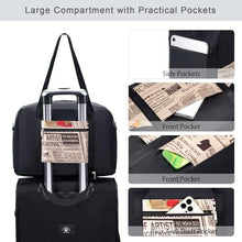 Carica l&#39;immagine nel visualizzatore di Gallery, BAGZY Bagaglio a Mano 40x20x25 Ryanair，Scalabile Borsone da Viaggio Valigia per Weekend Borsoni Pieghevole Leggero Borsa Palestra Impermeabile Borsa Sportiva，Modello di Giornale