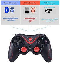 Carica l'immagine nel visualizzatore di Gallery, MallTEK 2.4GHz Bluetooth Gamepad sensa Fili, Android Game Controller con...