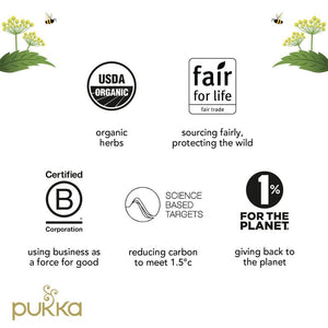 Pukka Herbs | Calendario dell'Avvento con tisane biologiche Days of Giving | Idea regalo da condividere | Eco-friendly e sostenibile | Senza cioccolato | Senza lattosio | 48 filtri | 24 gusti