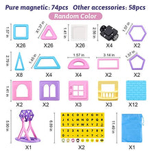 Carica l&#39;immagine nel visualizzatore di Gallery, nicknack Magnetico Costruzione Blocchi Bambini 132 Pezzi Giocattoli...