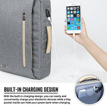 Carica l&#39;immagine nel visualizzatore di Gallery, Lifewit Zaino Porta PC, Borsa Per Laptop con Caricatore USB, 15,6 Pollici