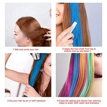 Carica l&#39;immagine nel visualizzatore di Gallery, Capelli Gesso,10 Colori Lavabile Non Tossico Temporanei Capelli... - Ilgrandebazar