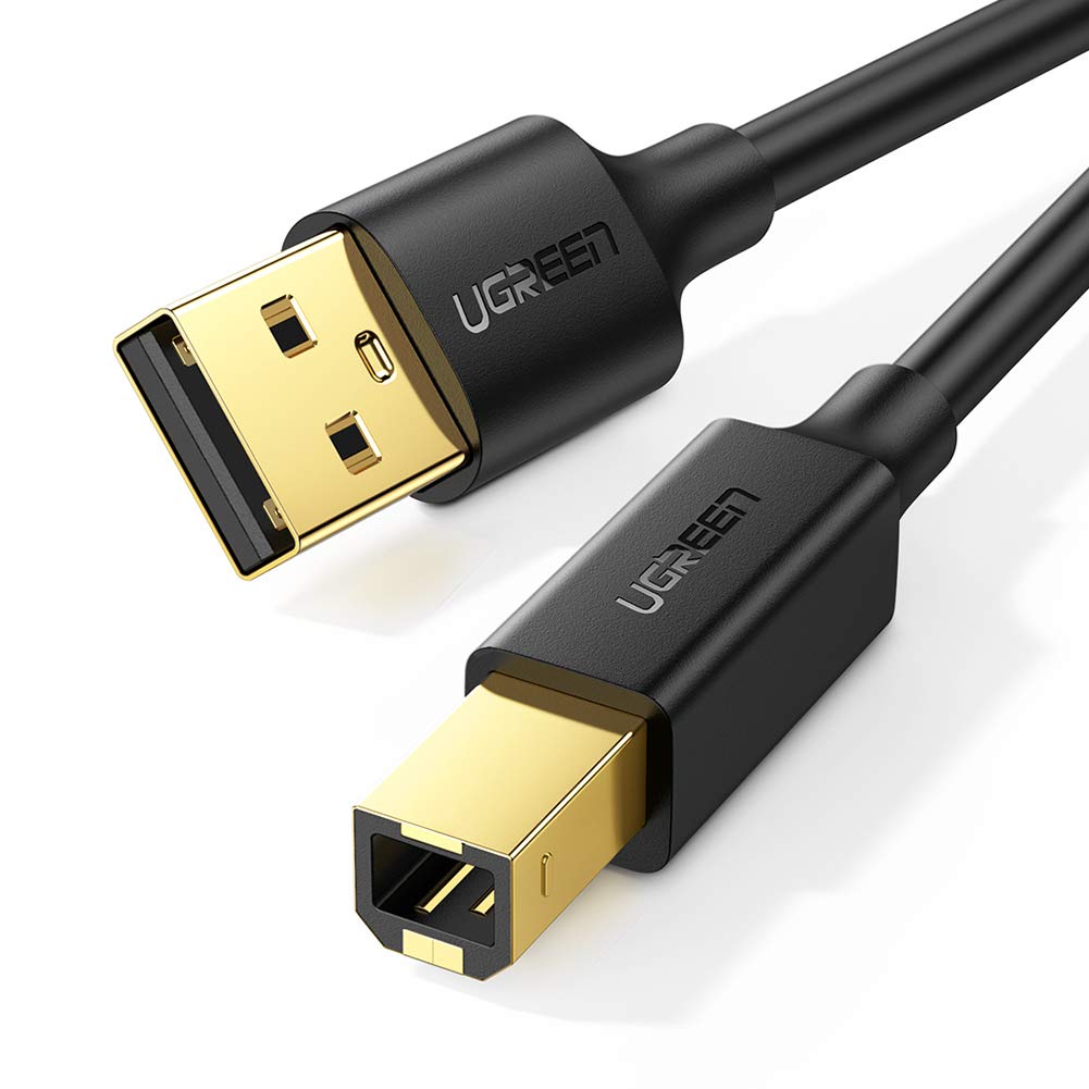 UGREEN Cavo Stampante USB 2.0, Maschio A B Placcato in Oro –