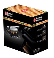 Carica l&#39;immagine nel visualizzatore di Gallery, Russell Hobbs 17888-56 Scalda Panini/Grill 3 in 1, 1800 Watt, 1 sola...