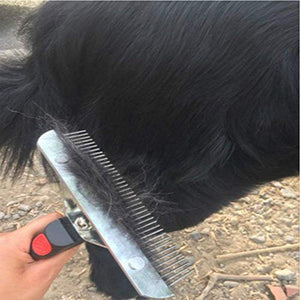 ASOCEA Pet Dog Grooming extra-large rastrello pettine Deshedding Tool beauty...