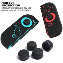 Carica l'immagine nel visualizzatore di Gallery, Senhai Custodia Protettiva per Nintendo Switch Joy-con Regolatore con Caps...