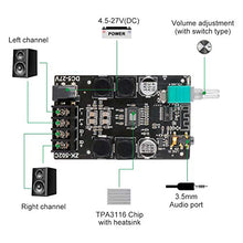 Carica l'immagine nel visualizzatore di Gallery, Scheda amplificatore Bluetooth HiFi Stereo 2.0 TPA3116D2 audio...