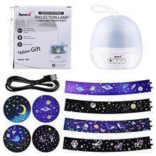 Carica l&#39;immagine nel visualizzatore di Gallery, [Aggiornamento] Proiettore per Bambini, AsperX 4 in 1 Lampada Proiettore...