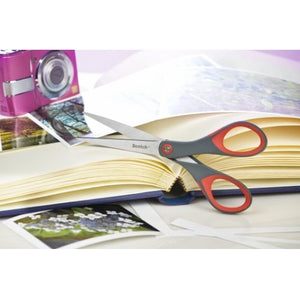 3M Scotch Precision Forbici con Lame in Acciaio 18 cm, Rosso/Grigio - Ilgrandebazar