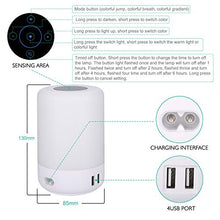 Carica l&#39;immagine nel visualizzatore di Gallery, Lampada da tavolo USB, lampada comodino a LED con 4 porte di Usb Lamp - Ilgrandebazar