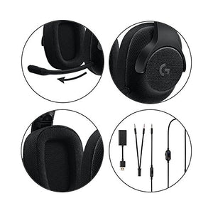 Logitech G433 7.1 Cuffie Gaming Audio Surround 7.1, Posizionamento DTS...