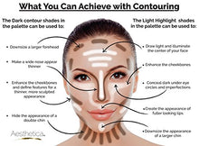 Carica l&#39;immagine nel visualizzatore di Gallery, Aesthetica Cosmetics Contour and highlighting Powder Foundation... - Ilgrandebazar