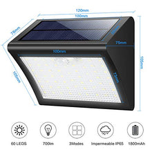 Carica l&#39;immagine nel visualizzatore di Gallery, Luce Solare Esterno, Yacikos 【Super Luminoso】 60 LED Lampada con... - Ilgrandebazar