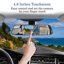 Carica l&#39;immagine nel visualizzatore di Gallery, 【2020 Nuova Versione】 CHORTAU Telecamera per Auto da 4,8 pollici Touchscreen...