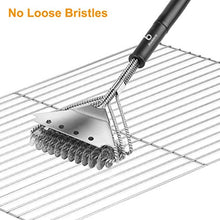 Carica l&#39;immagine nel visualizzatore di Gallery, BACKTURE Spazzola Barbecue, 16&quot; BBQ Esterna 3 in 1 Acciaio Inossidabile A1