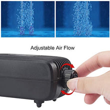 Carica l&#39;immagine nel visualizzatore di Gallery, IREENUO Ossigenatore per Acquario, 3W - 2 * 150L/H Silenzioso Pompa 2 uscita - Ilgrandebazar