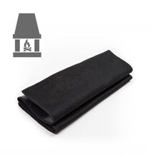 Carica l&#39;immagine nel visualizzatore di Gallery, Tappeto ignifugo protettivo di pavimenti per camino (50 x 50_x_100_cm, Nero - Ilgrandebazar