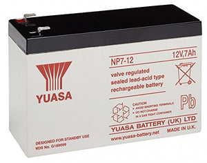 Batteria al piombo Yuasa NP7 - 12/12 V 7 Ah VdS - Ilgrandebazar