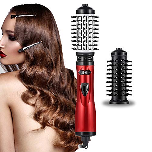 Spazzola Phon, Rotante 3 in 1 Multifunzione Aria Calda Red - Ilgrandebazar