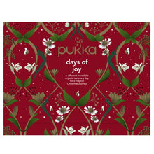 Carica l'immagine nel visualizzatore di Gallery, Pukka Herbs | Calendario dell'Avvento con tisane biologiche Days of Joy | Idea regalo | Eco-friendly e sostenibile | Senza cioccolato | Senza lattosio | 24 filtri, Rosso, 69639960