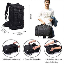 Carica l'immagine nel visualizzatore di Gallery, Pulchram Zaino Trekking 55 Litri Grande capacità Impermeabile Shockproof...