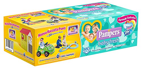 Pampers Baby Fresh Salviettine - Pacco da 1 x 350 Pezzi - Ilgrandebazar