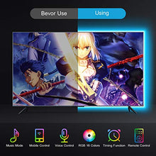 Carica l&#39;immagine nel visualizzatore di Gallery, Striscia LED RGB WIFI, Etersky Smart Strip 2M 5050 Compatibile con 2m