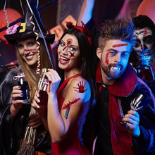 Carica l&#39;immagine nel visualizzatore di Gallery, Halloween Cicatrici Tatuaggi, 30 Fogli Halloween FeriteTatuaggi Simulazione di Halloween Tatuaggi di Cicatrici con Ferite Sanguinanti Adesivi Impermeabili per Tatuaggi di Trucco di Halloween