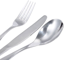 Carica l'immagine nel visualizzatore di Gallery, Lictin Set Posate monoblocco Posate in Acciaio Inossidabile da Campeggio con Custodia in Neoprene- 1 x forchetta, 1 x coltelli, 1 x Cucchiai Cena