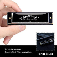 Carica l&#39;immagine nel visualizzatore di Gallery, Armonica a Bocca, Mugig Harmonica Blues 10 Fori 20 Toni, C 10x4x2.6 Standard - Ilgrandebazar