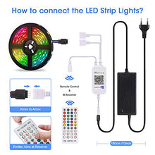 Carica l'immagine nel visualizzatore di Gallery, Teaisiy Striscia LED 5M, Strisce 5050 RGB 16.4ft con 5M/16.4ft