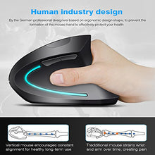 Carica l'immagine nel visualizzatore di Gallery, Mouse Verticale ECHTPower Ottico|Mouse con cavo