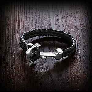 ⭐️ IDEA REGALO Bracciale da Uomo in Vera Pelle | Diversi Modelli e Nero 5