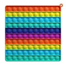 Carica l&#39;immagine nel visualizzatore di Gallery, Pop it 10x10 con Il Numero,l’arcobaleno popit Gioco,poppit Giocattoli per ridurre lo stress dei bambini e degli adulti,Grande Quadrato Fidget Toys,Gigante da 100 pupit,da Fidget Toys Set (100 pupit)