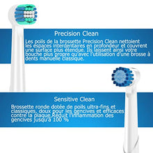 Carica l&#39;immagine nel visualizzatore di Gallery, Qlebao Ricambi Spazzolini Elettrici Compatibile con Oral b, Multipack 4 x 4,...