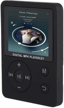 Carica l&#39;immagine nel visualizzatore di Gallery, Lettore Musicale MP3 MP4, Lettore HiFi con Schermo a Colori Portatile Leggero e Sottile Lettore Musicale MP3 MP4 Pulsante Rotondo USB2.0(黑色)