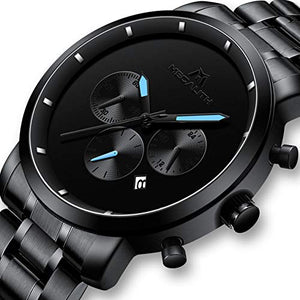 Orologio Uomo Orologi da Polso Militare Cronografo Grandi Sportivo Model 1 - Ilgrandebazar