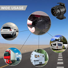 Carica l&#39;immagine nel visualizzatore di Gallery, 13 pin a 7 adattatore rimorchio,camion caravan gancio traino spina...