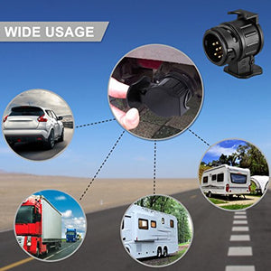 13 pin a 7 adattatore rimorchio,camion caravan gancio traino spina...